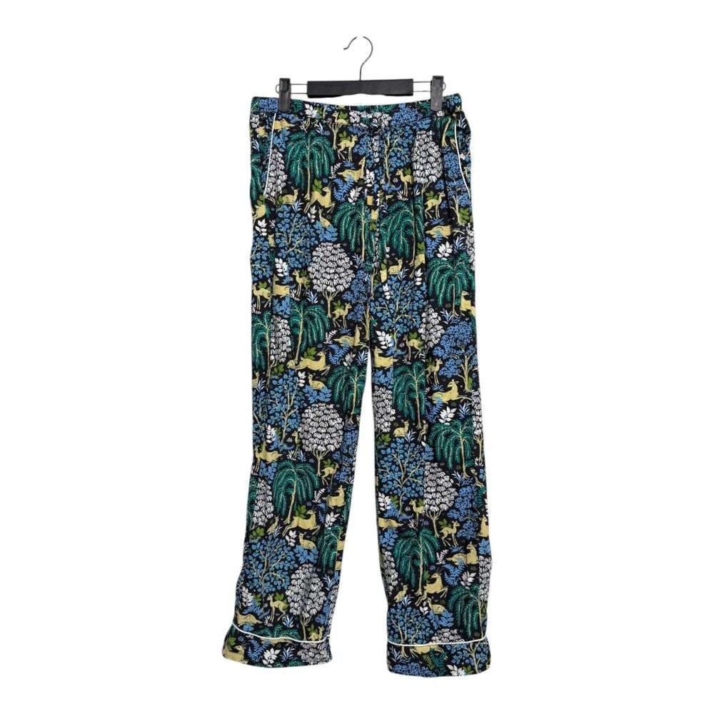 PrintFresh Deer Tree Nature Long Sleeve Pants Pajama Set Size Small - Picture 4 of 9